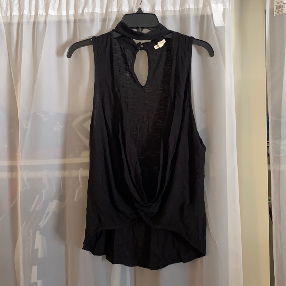 Urban outfitters choker neck plunge top